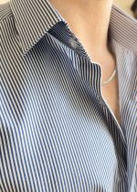 پیراهن راه راه ریز کد 561 - تصویر 7