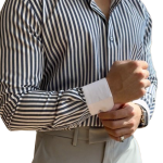 پیراهن وینچستر راه راه درشت کد 569