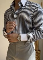 پیراهن وینچستر راه راه درشت کد 569 - تصویر 6