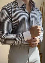 پیراهن وینچستر راه راه درشت کد 569 - تصویر 7