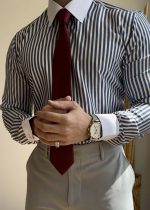 پیراهن وینچستر راه راه درشت کد 569 - تصویر 8