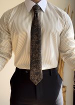 پیراهن وینچستر راه راه ریز کد 569 - تصویر 6