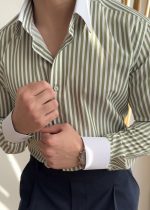 پیراهن وینچستر راه راه درشت کد 569 - تصویر 3