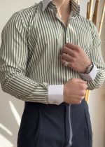 پیراهن وینچستر راه راه درشت کد 569 - تصویر 4