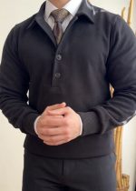 پلیور یقه بریتیش کد 587 - تصویر 3