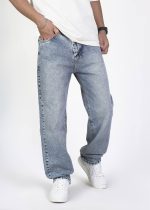 شلوار جین نیم بگ کد 607 - تصویر 4