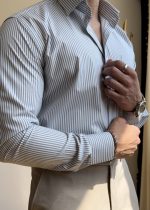 پیراهن راه راه کد 614 - تصویر 7