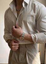 پیراهن راه راه کد 614 - تصویر 5