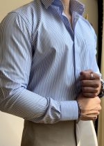 پیراهن راه راه کد 614 - تصویر 3