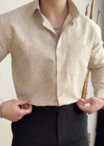 پیراهن پترن راه راه کد 615 - تصویر 5