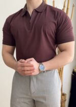 تیشرت نیم زیپ کد 620 - تصویر 3