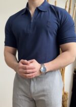 پولوشرت نیم زیپ کد 623 - تصویر 4